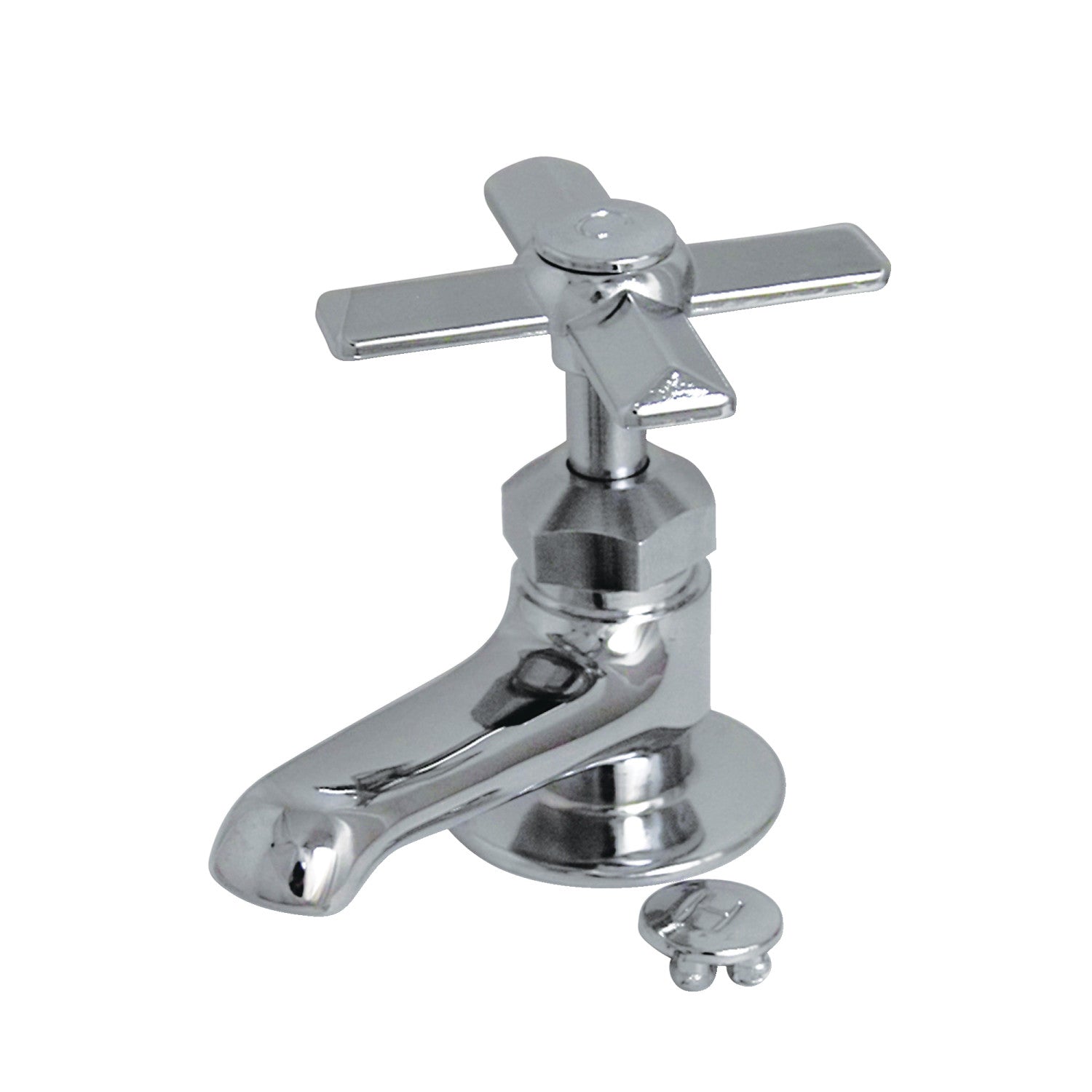 Kingston KF201 Single-Handle Deck Mount Basin Tap Faucet, Polished Chrome — image 1